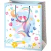 Torebka prezentowa w normalnym rozmiarze z jednorożcem w kolorach tęczy 11x6x14cm