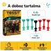 Tossit Starter Pack czerwono-turkusowy silikonowy zestaw do darta z przyssawkami zdjęcie 2