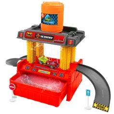 Turbo Racers Zestaw toru myjni samochodowej z małym samochodem w różnych kolorach zdjęcie 2