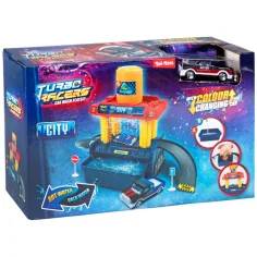 Turbo Racers Zestaw toru myjni samochodowej z małym samochodem w różnych kolorach zdjęcie 1
