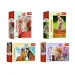 Urocze zwierzątka mini puzzle 54 elementów, 4 rodzaje - Trefl