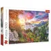 Widok na zamek Neuschwanstein, puzzle 500 elementów - Trefl