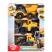 Zestaw 3 pojazdów roboczych Volvo - Dickie Toys zdjęcie 1