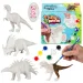 Zestaw malarski Dino: Malowalna figura dinozaura z farbami i pędzlem 9 sztuk zdjęcie 1