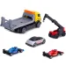 Zestaw wyścigowy Formula Racer z samochodem transportowym w dwóch wersjach 1 szt. – Dickie Toys zdjęcie 3