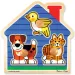 Drewniane puzzle ze zwierzątkami domowymi z uchwytem - Melissa & Doug zdjęcie 1